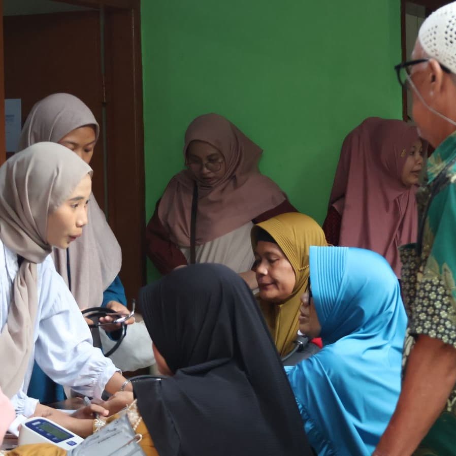  Edukasi PHBS dan Cek Kesehatan Sederhana, Yayasan Bamadita Rahman, Lubang Buaya, Jakarta Timur